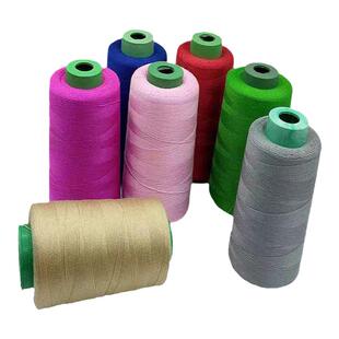 缝纫线宝塔线家用彩色缝纫机线服装线高强力不断线604粗线牢固