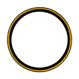 伊诺华黄边粉边蓝边公路车胎700x25c/28c外胎轻量折叠自行车轮胎