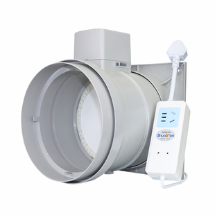 德诺邦抽油烟机止逆阀pvc排烟管道电动防烟宝厨房公共烟道止回阀