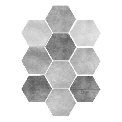 防水防滑六角地贴自粘墙贴瓷砖贴