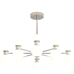 LED北欧主客厅吊灯顶法式奶油风灯具 现代简约大气餐厅灯卧室灯饰