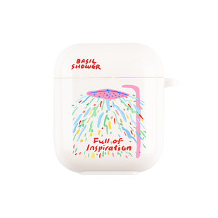 地壳说原创灵感浴苹果耳机壳适用Airpods1/2/3/pro/pro2代保护套光面防摔可站立 搭配挂饰