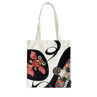 【江南百景图】岁时风物单肩包男女斜挎包大容量帆布包上课健身