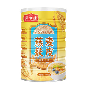 贝食捷燕麦麸皮高纤低脂饱腹代餐