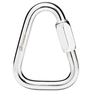 坎乐不锈钢登山扣三角扣攀岩锁吊床挂扣梅陇锁高承重三角锁连接环