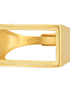 戒指空托翡翠蜜蜡男女款简约个性