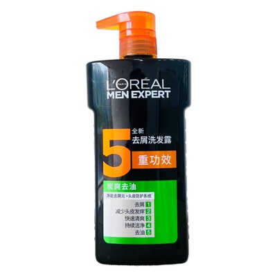 欧莱雅男士洗发水薄荷去头屑