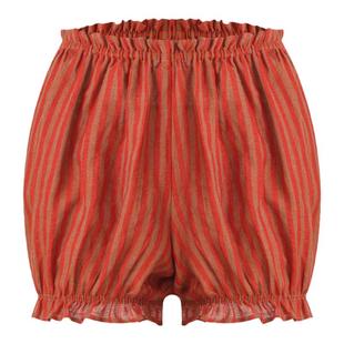 每天都要穿的夏日亚麻短裤 CSFC条纹格纹多色灯笼裤家居外穿打底