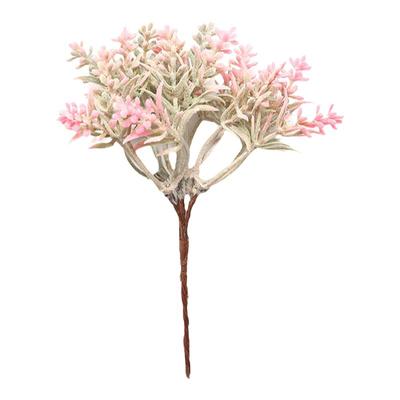 森系diy仿真花头饰花植绒多肉