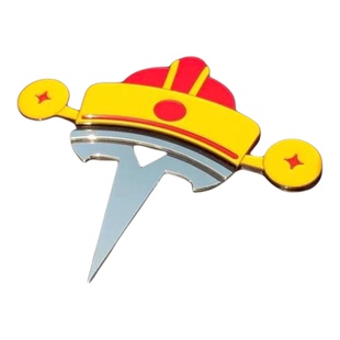 新年财神帽车贴磁吸汽车前后车标可爱春节装饰摆件通用马年氛围感