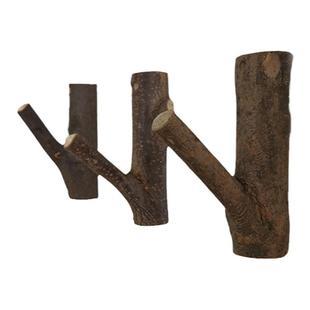 挂衣架实木树枝挂钩衣帽钩装饰衣帽架墙面壁挂装饰带皮树干树杈