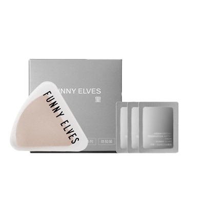 持妆粉底液柔雾体验装+三角海绵