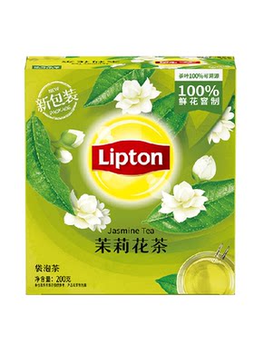 立顿双囊茉莉花茶冲泡简单