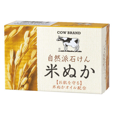 日本进口香皂cow大米精华洗澡
