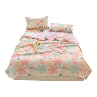 洁丽雅夏季冰丝夏被夏凉被空调被单人学生宿舍可机洗水洗薄款被子