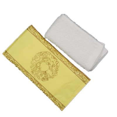 餐饮湿毛巾一次性定制logo