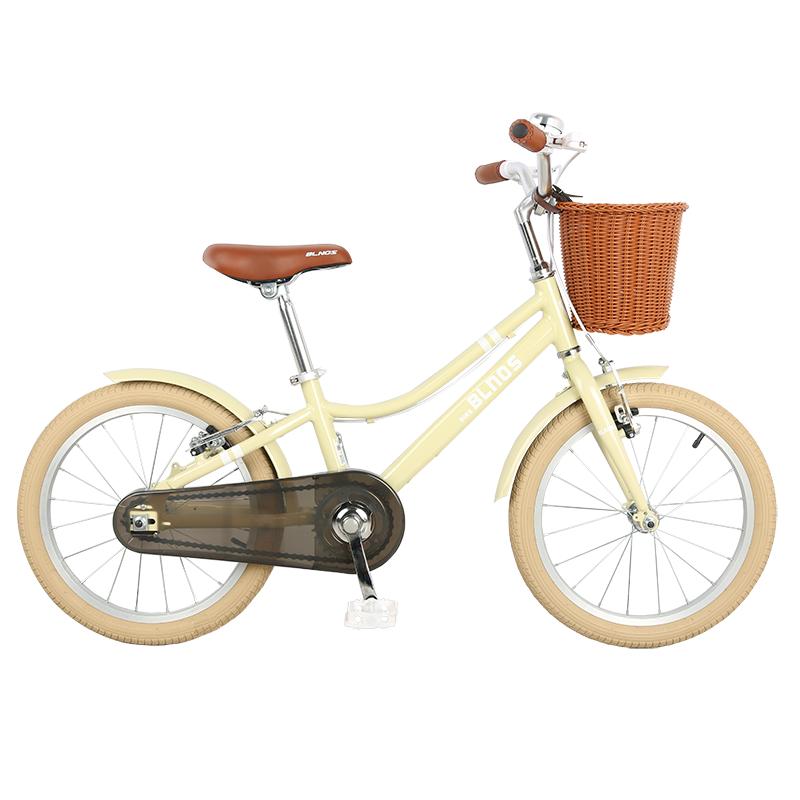 Blnos复古韩版轻便铝合金儿童自行车中大童女孩公主18寸/20寸学生