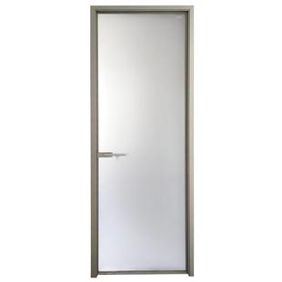 定制新款超极窄铝合金门卫生间门厕所门钢化玻璃门洗手间门浴室门