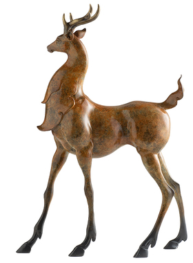 福鹿摆件一路平安家居装饰乔迁礼