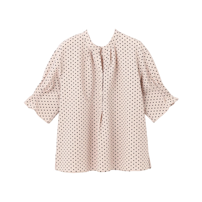 23区简约适宜优雅气质圆点印花运动风格衬衫女ONWARD