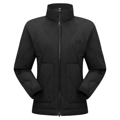 安德玛UA官方户外秋冬700蓬轻量羽绒服防泼水保暖防风外套女