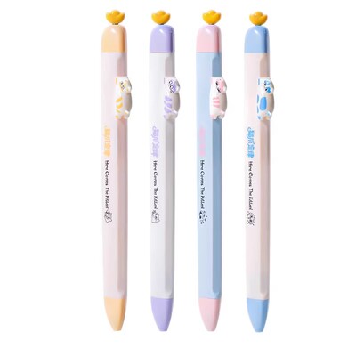 【元宝磁吸笔】高颜值ins风小学生专用上课可玩的笔稀奇古怪小鸡磁力笔磁铁笔0.5CS圆珠笔女生考试速干刷题笔