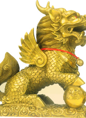 麒麟摆件八卦客厅玄关摆件招财