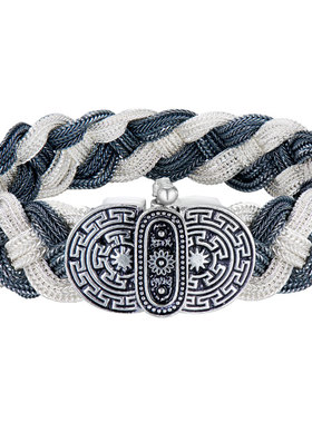 手工编织手镯复古情侣