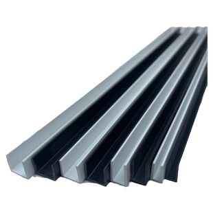 PVC小U型条鱼缸包边条u型包边条玻璃边框条滑道凹槽u型槽长度定制