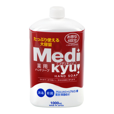 日本进口eoria洗手液1000ml药用