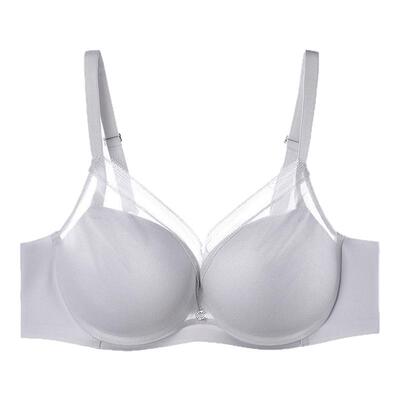 文胸大码网纱薄款comfit上托简约