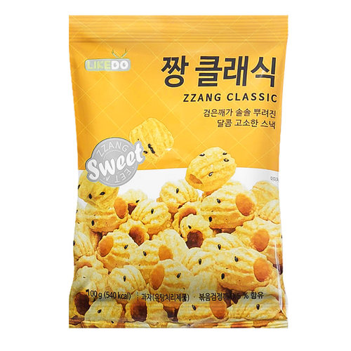 韩国进口涞可芝麻脆圈猫耳朵海螺脆薄片怀旧膨化休闲食品零食小吃
