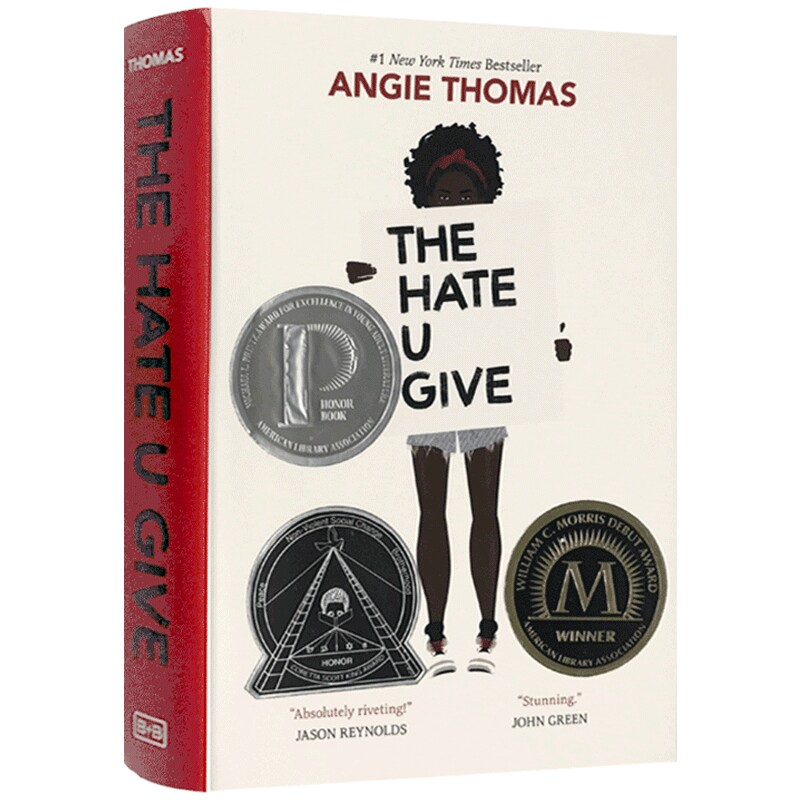 黑暗中的星光 英文原版 精装小说 The Hate U Give 安吉托马斯 黑人女孩版无声告白 入围美国国家图书奖 英文版进口书籍正版