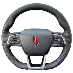 适用于19-23款红旗HS5/HS7方向盘套真皮红旗H5把套手缝专用全包款