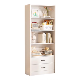 实木书架落地置物架儿童书柜家用多层展示储物柜定制客厅收纳柜子