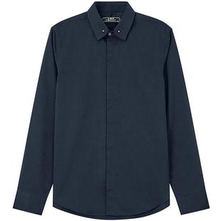 JDV奥莱旗舰店春秋折扣新品男装百搭白衬衫男款正装衬衣上衣