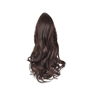 假马尾抓夹卷发高马尾甜美风可爱百搭洋气高级梨花烫短马尾发束