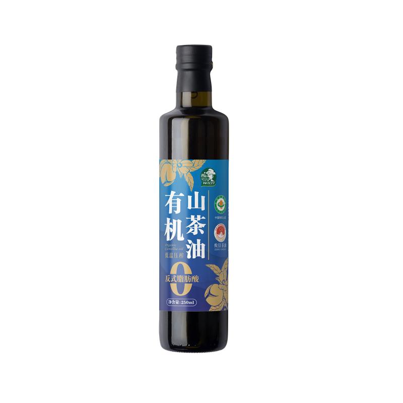 探花村纯正有机山茶油一级冷榨茶籽油食用油官方旗舰店正品250ml