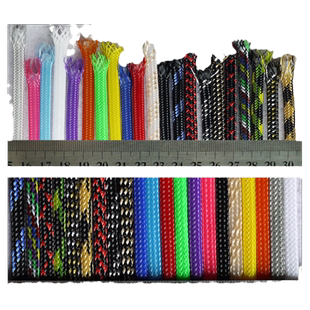 4mm蛇皮网 加密型 三织蛇皮管 环保 PET编织网管 尼龙网线束套管