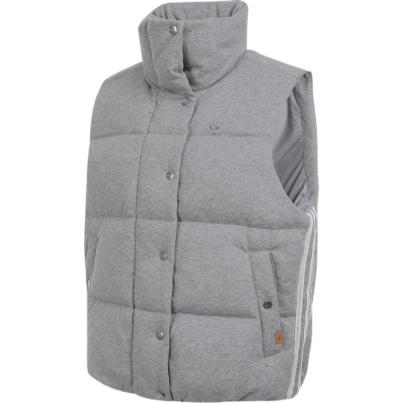 adidas阿迪达斯三叶草女子运动休闲保暖立领羽绒服背心马甲KS8495