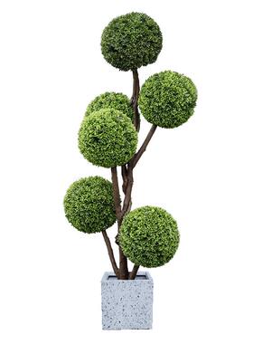 仿生绿植室内客厅落地球形盆栽