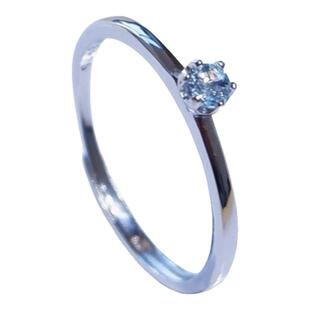 天然水晶戒指女海蓝宝石食指戒指轻奢高级感小众设计S925银镶戒指