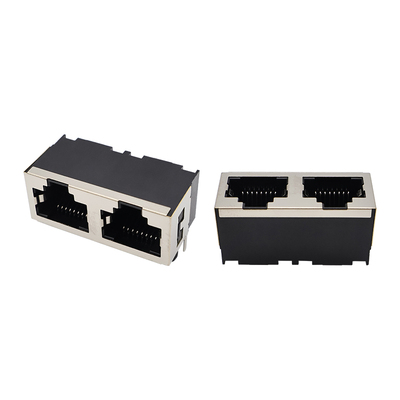 RJ45网口56-1x2双口连体插座