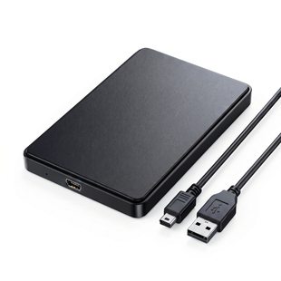 外置2.5寸IDE并口硬盘盒笔记本47针转换接读取移动壳43外置USB2.0