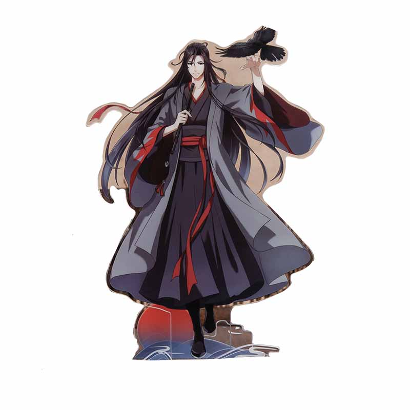 魔道祖师周边立牌官方正版双面印刷魏无羡蓝忘机江澄动漫手办摆件