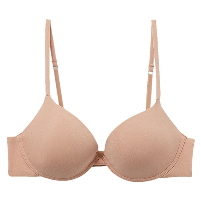 光面BELLISSIMA棉质聚拢文胸