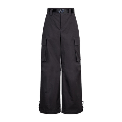 自然腰街头婉甸长裤休闲裤