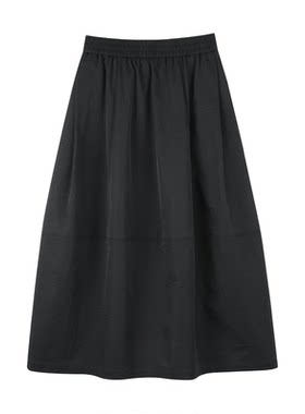 今年流行黑色花苞裙女夏季爆款