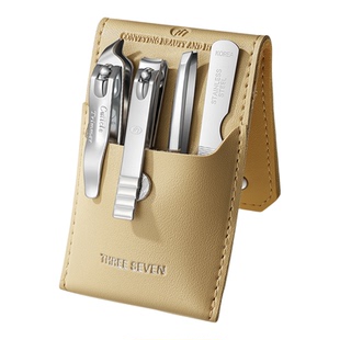 777韩国指甲刀套装进口指甲钳2026新款斜口指甲剪指甲锉眉夹工具