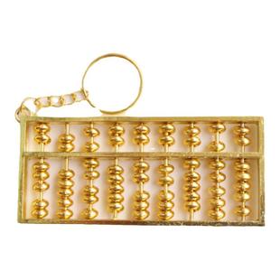 一件包邮合金算盘8轴9轴13轴可活动珠风水摆件抓周钥匙扣厂家直销